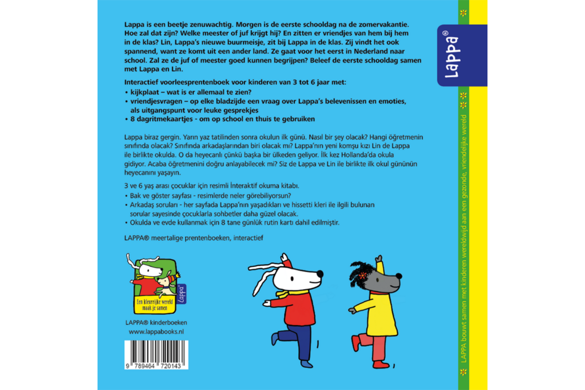 Lappa Kids - Lappa gaat naar school (Nederlands - Turks)