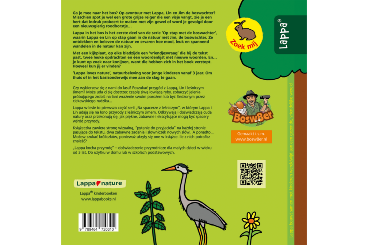 Lappa Loves Nature - Lappa in het bos (Nederlands - Pools)