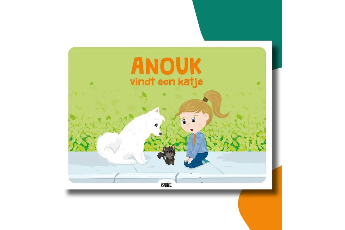 Anouk vind een katje - Kamishibai vertelplaten