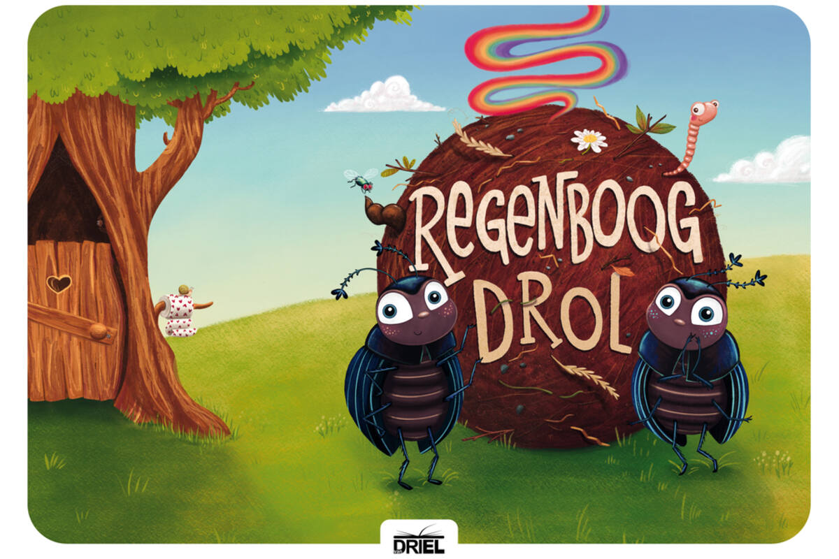 De regenboogdrol - Kamishibai vertelplaten