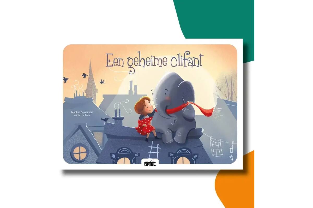Een geheime olifant - Kamishibai vertelplaten