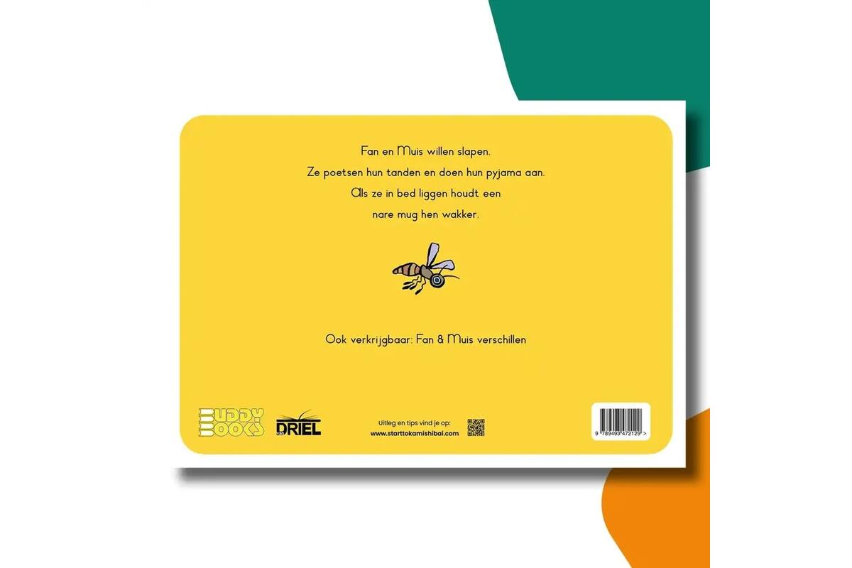 Fan & muis willen slapen - Kamishibai vertelplaten