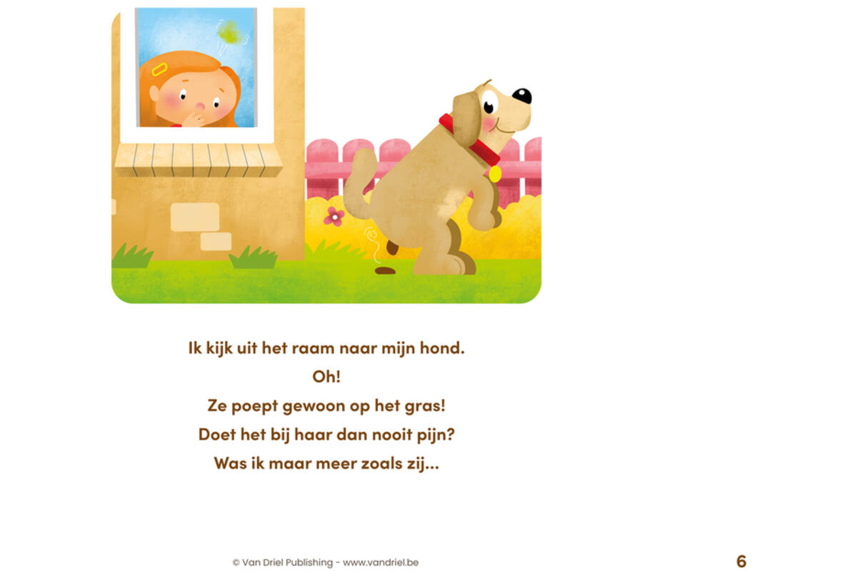 Ik durf niet te poepen - Kamishibai vertelplaten