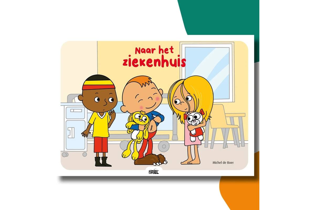 Naar het ziekenhuis - Kamishibai vertelplaten