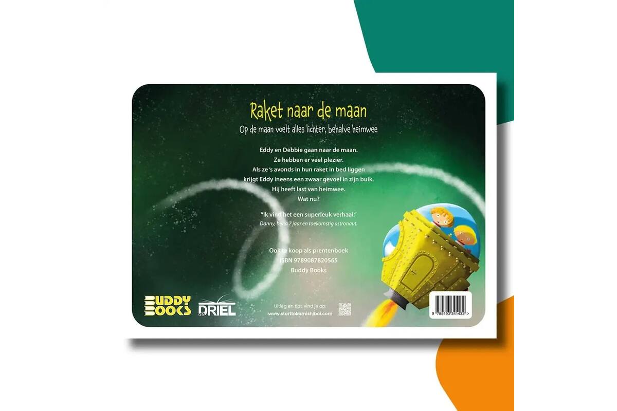 Raket naar de maan - Kamishibai vertelplaten