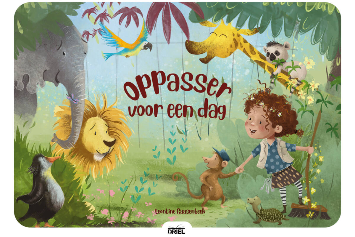 Oppasser voor een dag - Kamishibai vertelplaten