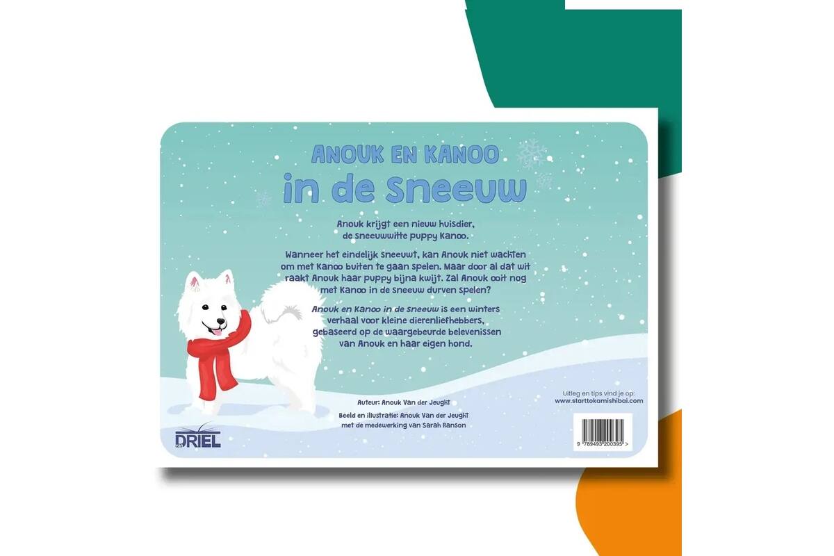 Anouk en Kanoo in de sneeuw - set Kamishibai vertelplaten & prentenboek