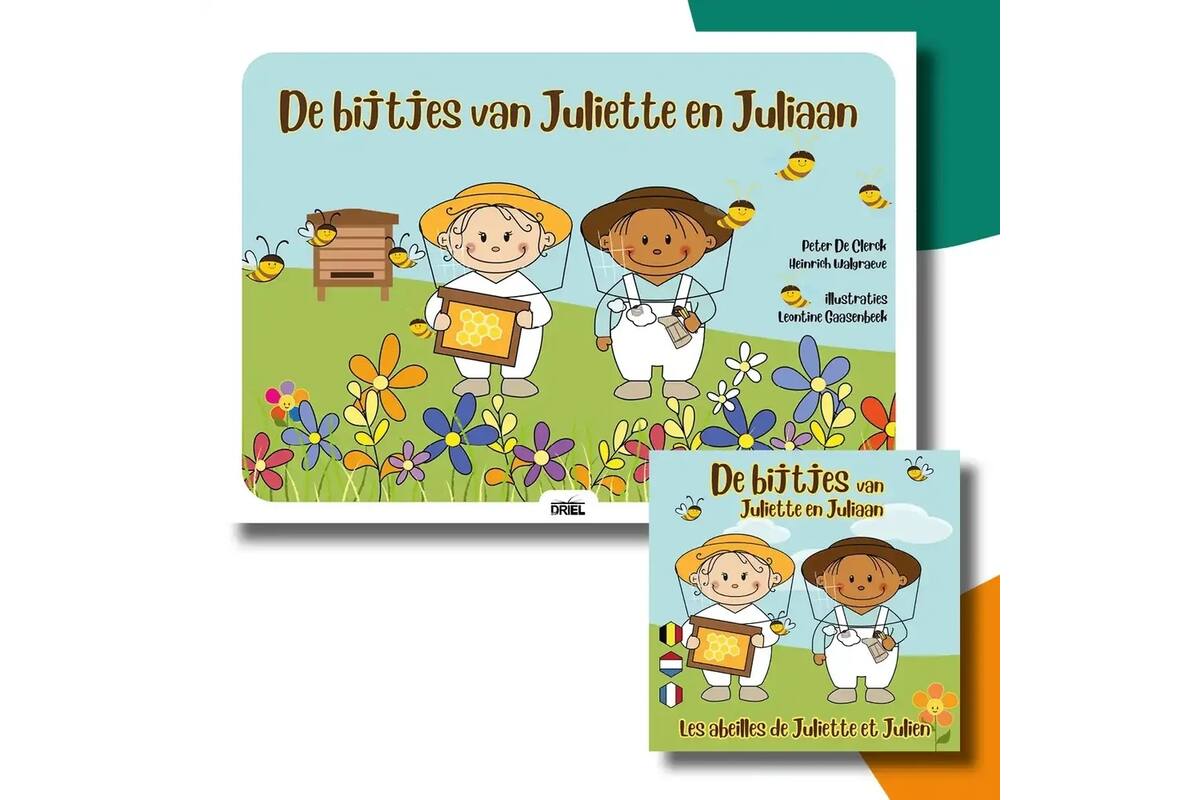 De bijtjes van Juliette en Juliaan - set Kamishibai vertelplaten & prentenboek