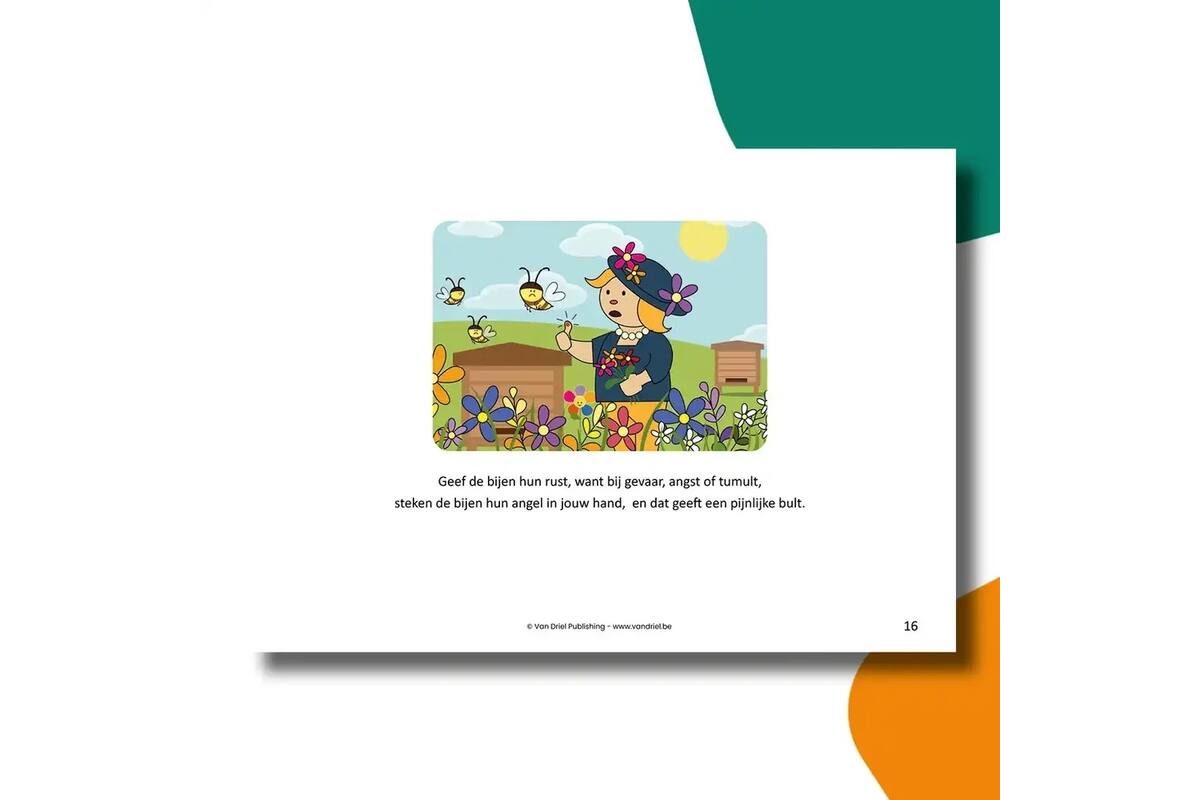 De bijtjes van Juliette en Juliaan - set Kamishibai vertelplaten & prentenboek