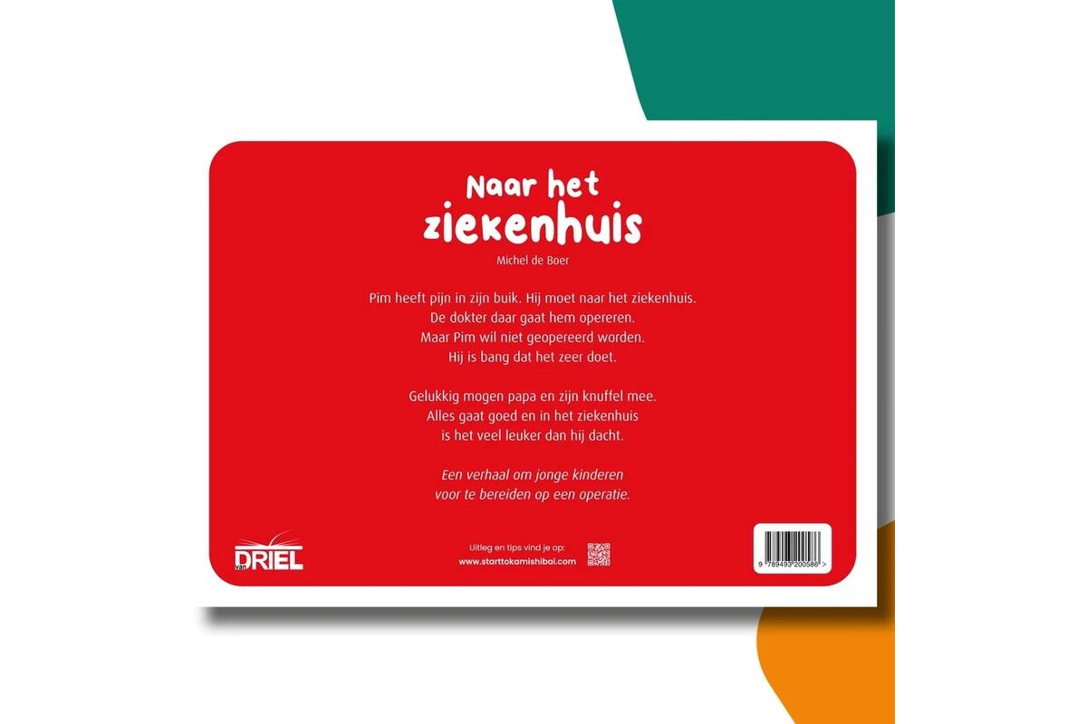 Naar het ziekenhuis - set Kamishibai vertelplaten & prentenboek