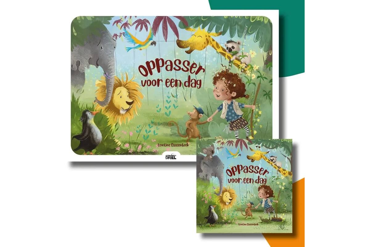 Oppasser voor een dag - set Kamishibai vertelplaten & prentenboek