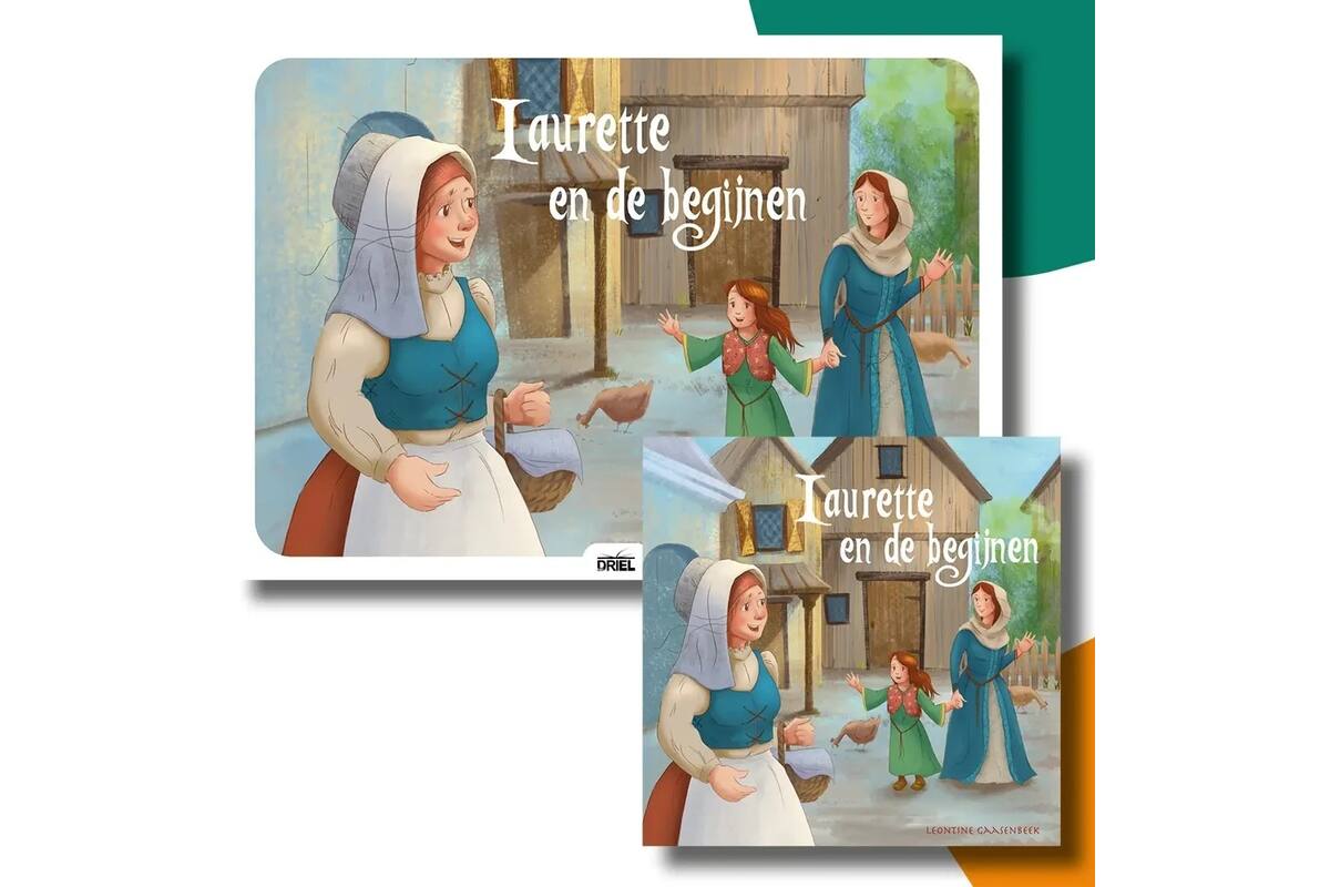 Laurette en de begijnen - set Kamishibai vertelplaten & prentenboek