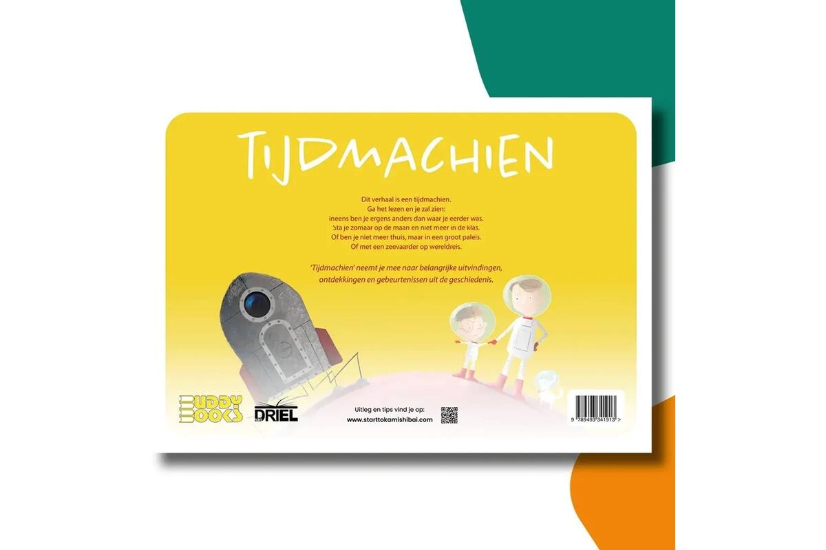 Tijdmachien - set Kamishibai vertelplaten & prentenboek