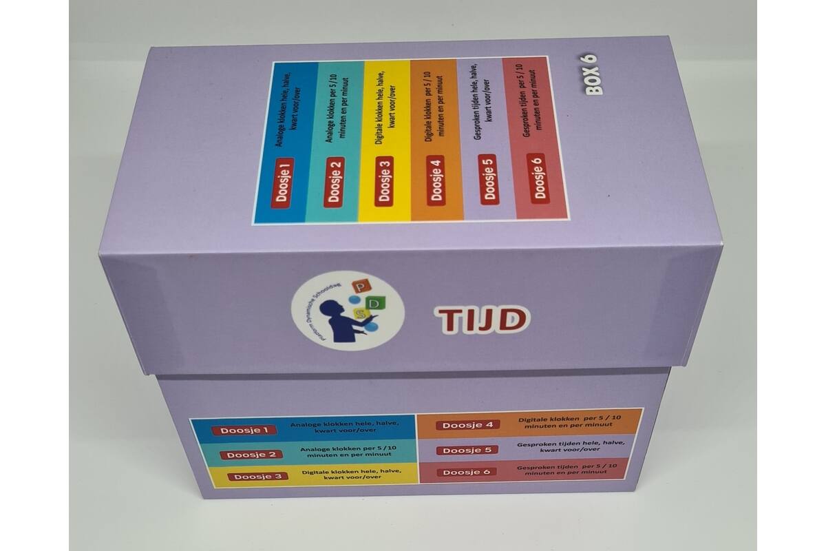 Dynamische schooldag Bewegend leren Box 6 Tijd