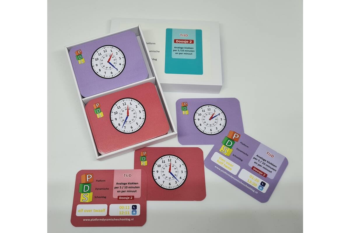 Dynamische schooldag Bewegend leren Box 6 Tijd