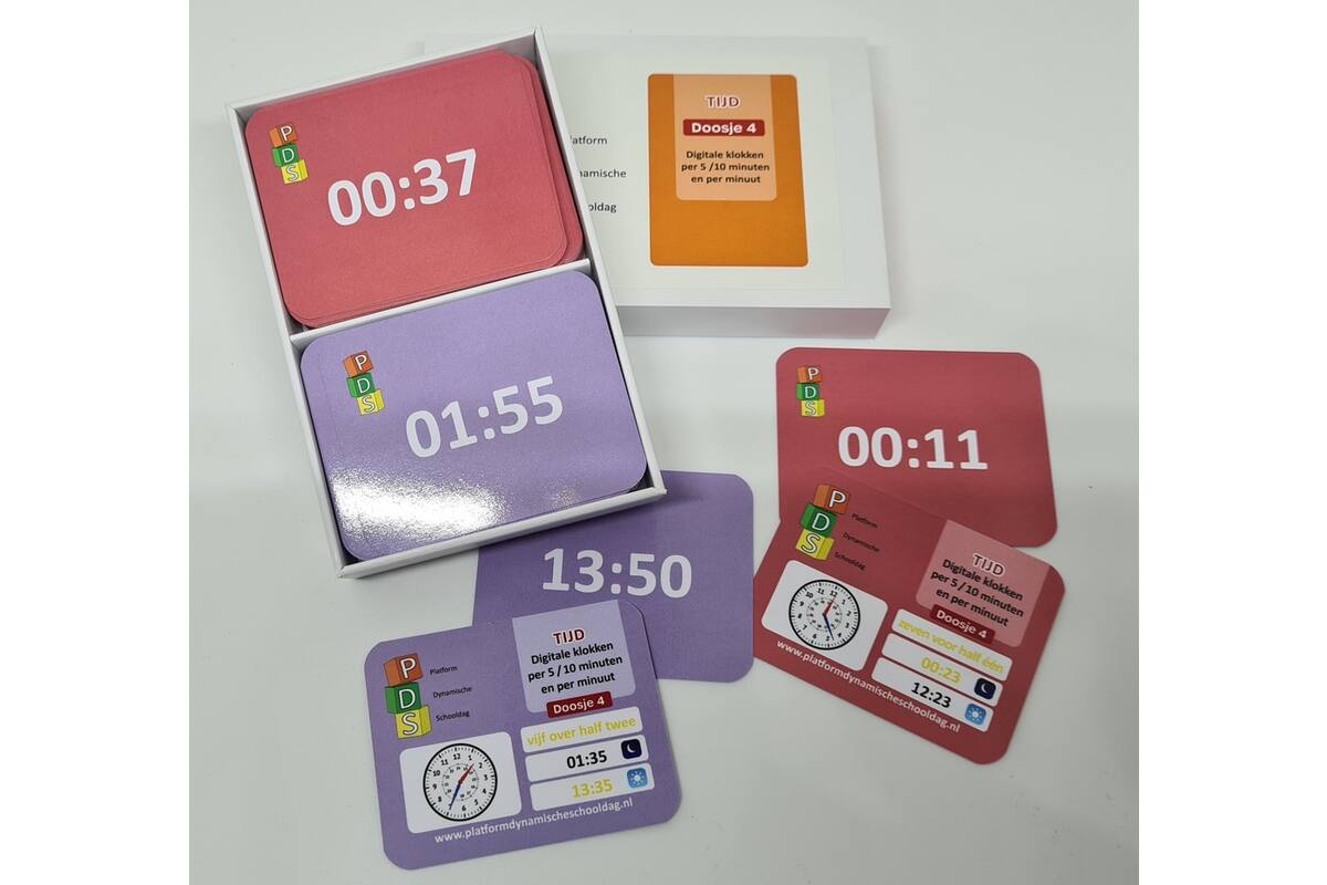 Dynamische schooldag Bewegend leren Box 6 Tijd