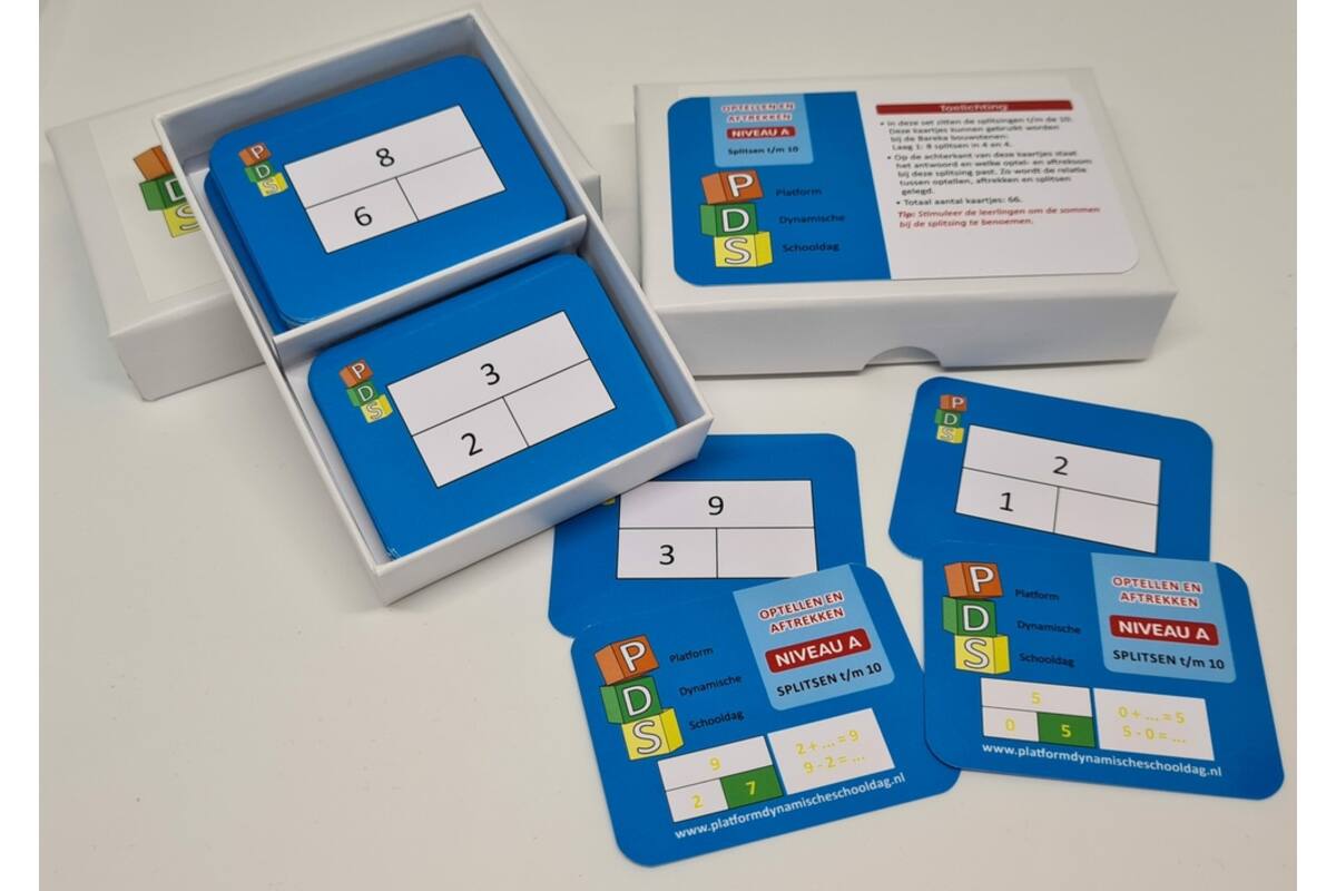 Dynamische schooldag Bewegend leren Box 2 Optellen en aftrekken