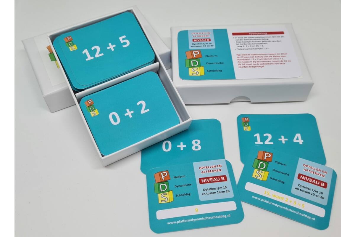 Dynamische schooldag Bewegend leren Box 2 Optellen en aftrekken