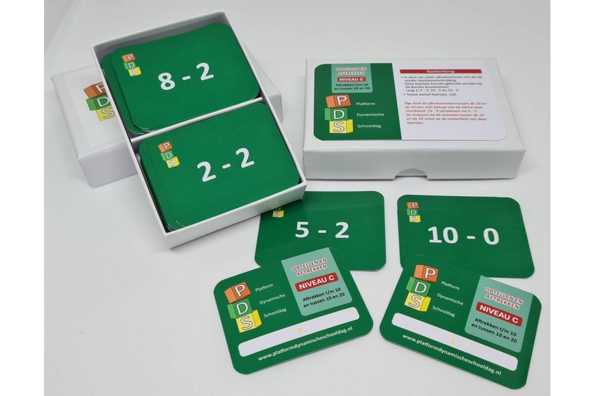 Dynamische schooldag Bewegend leren Box 2 Optellen en aftrekken