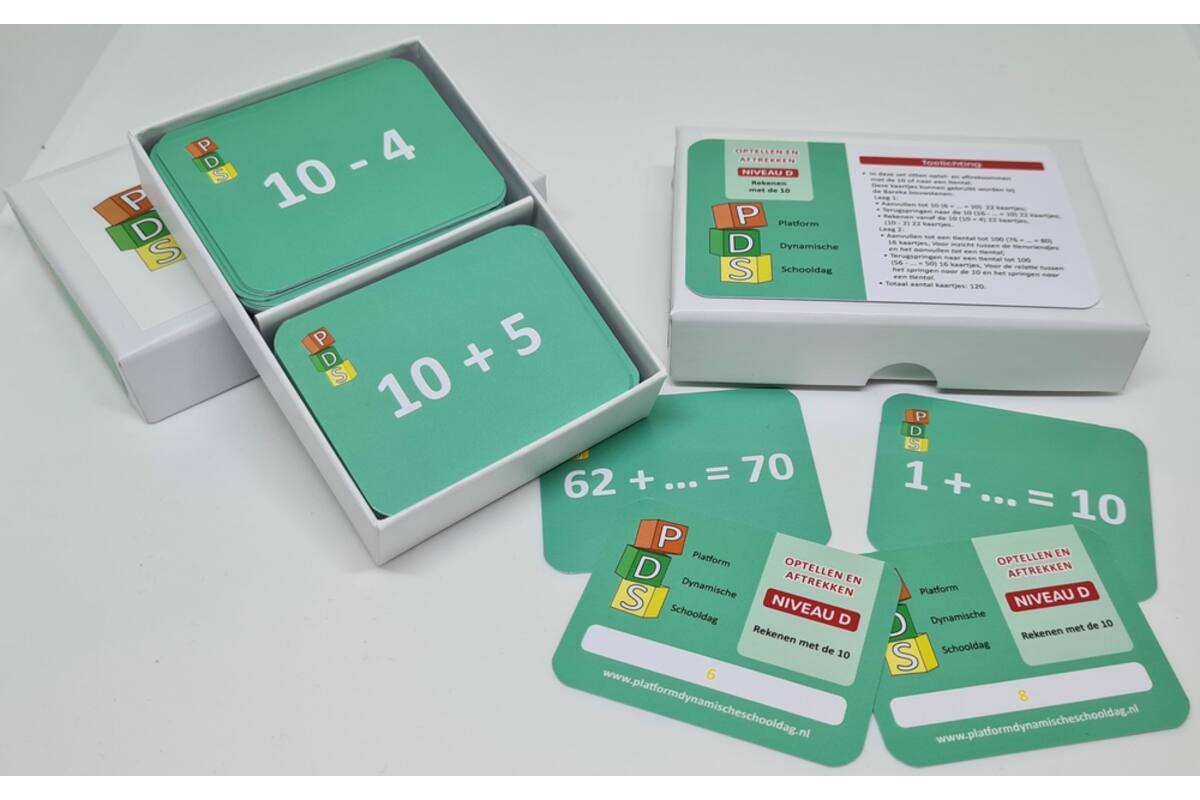 Dynamische schooldag Bewegend leren Box 2 Optellen en aftrekken