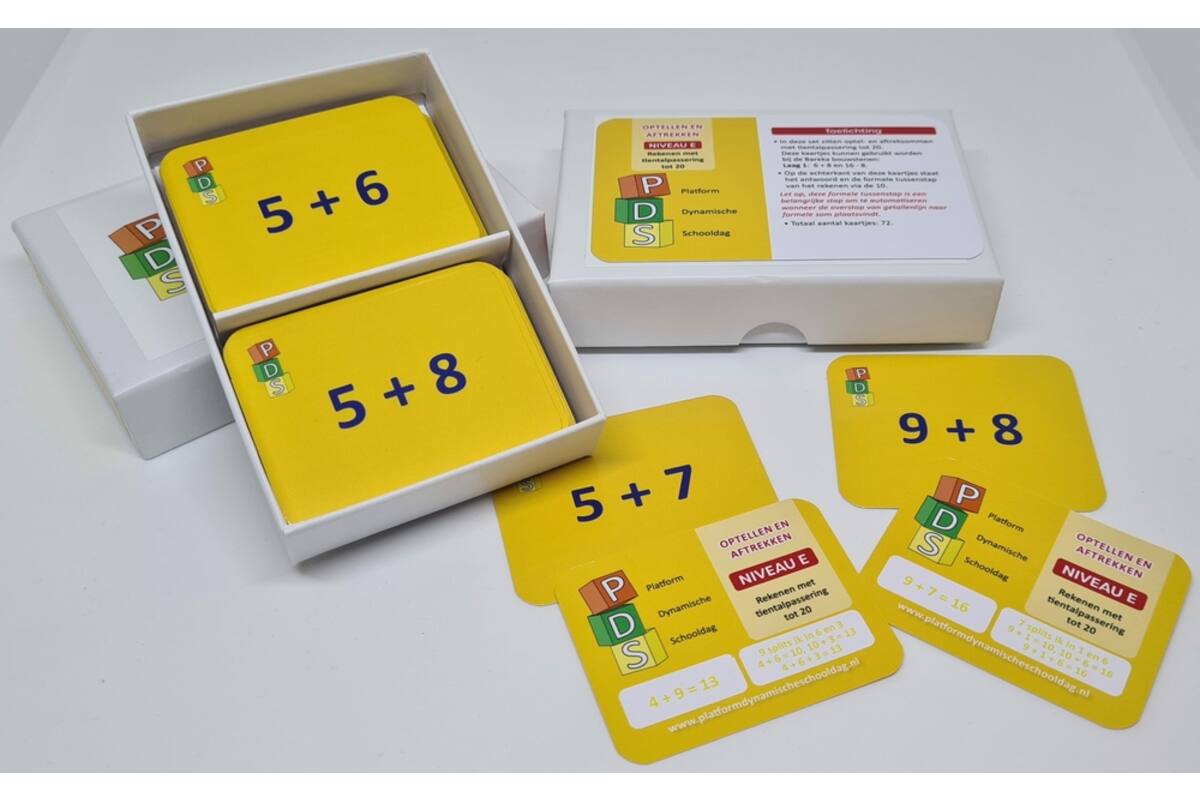 Dynamische schooldag Bewegend leren Box 2 Optellen en aftrekken