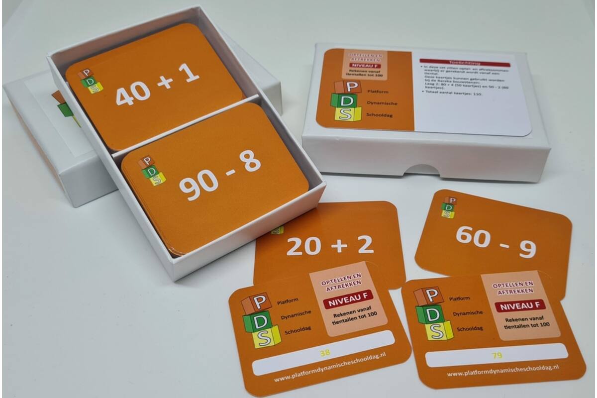Dynamische schooldag Bewegend leren Box 2 Optellen en aftrekken