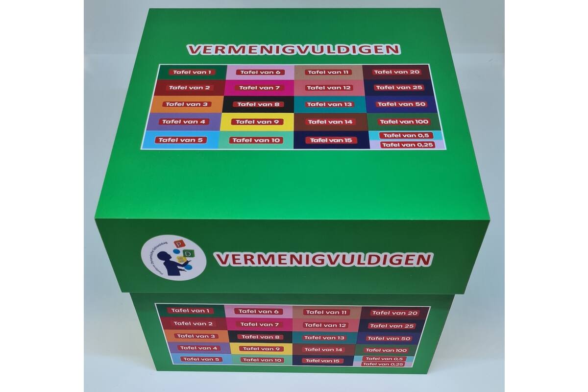 Dynamische schooldag Bewegend leren Box 3 Tafelkaartjes