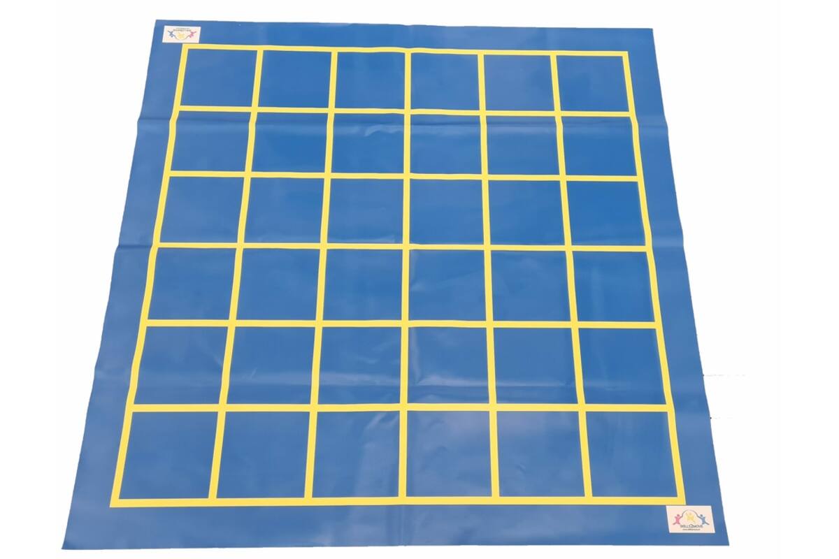 Dynamische schooldag Bewegend leren Mat 1 Canadees rekenveld 6x6