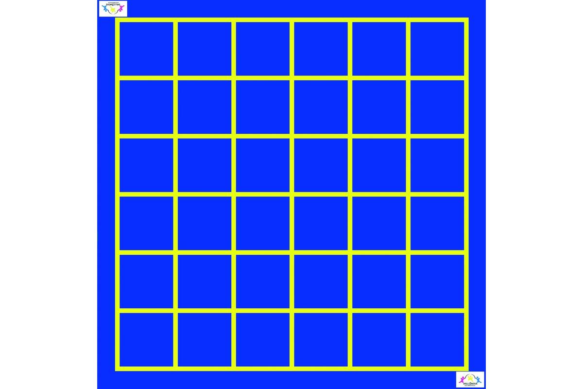 Dynamische schooldag Bewegend leren Mat 1 Canadees rekenveld 6x6
