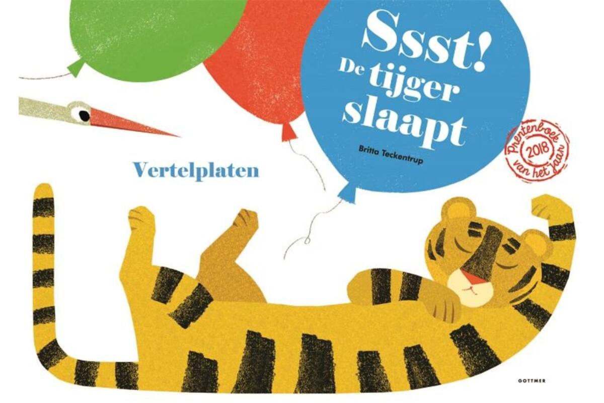 Ssst! De tijger slaapt! Kamishibai vertelplaten