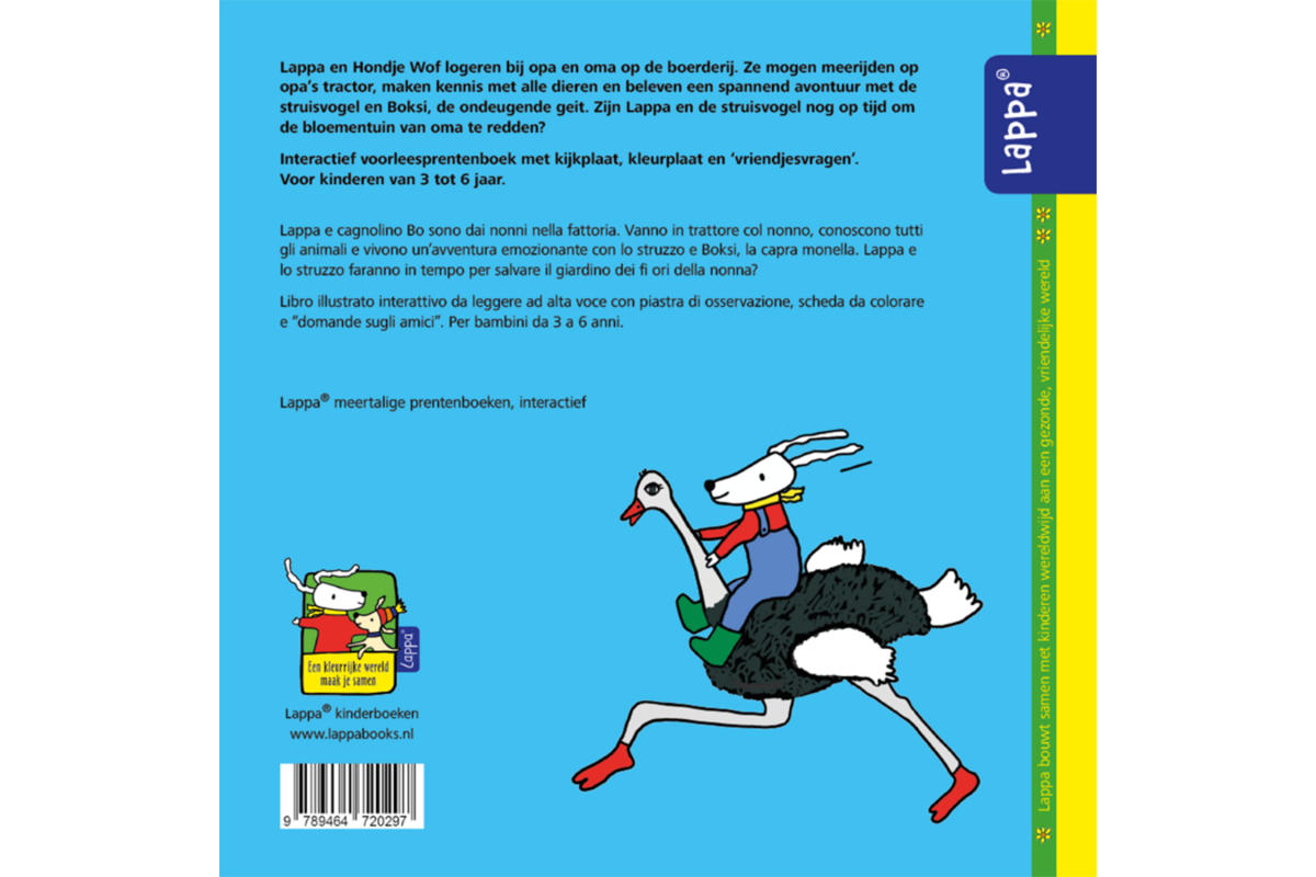 Lappa Kids - Lappa op de boerderij (Nederlands - Italiaans)