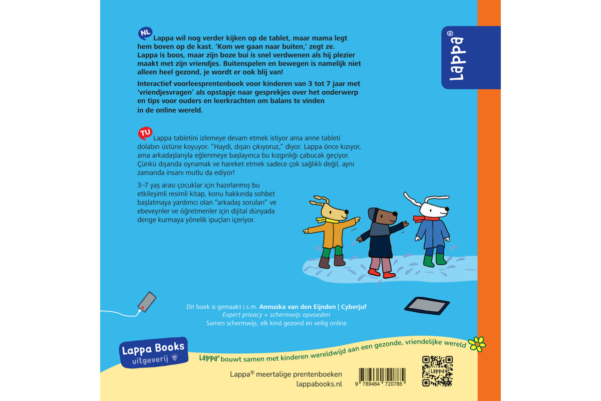 Lappa Kids - Lappa leg je scherm weg (Nederlands - Turks)