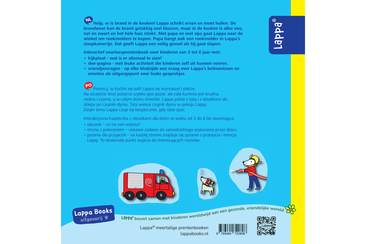 Lappa Kids - Lappa en de brandweer (Nederlands - Pools)