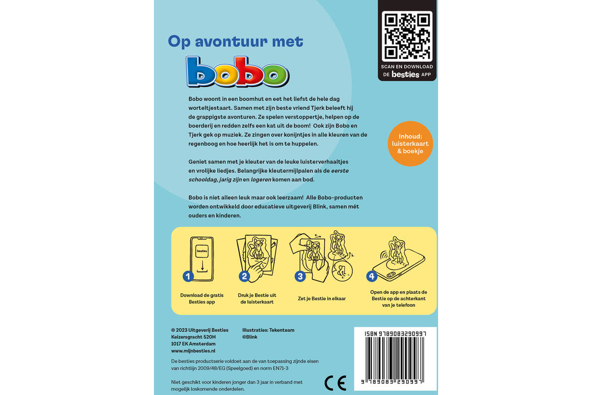 Besties luisterkaart - Op avontuur met Bobo
