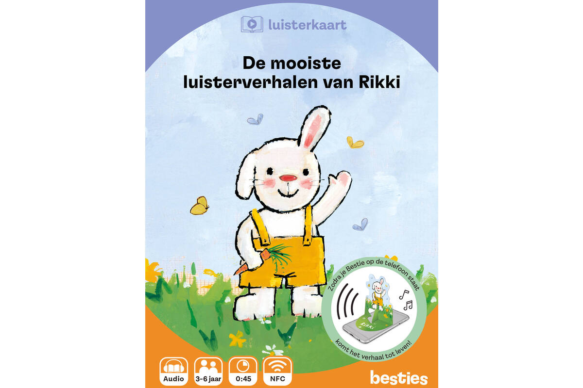 Besties luisterkaart - De mooiste luisterverhalen van Rikki