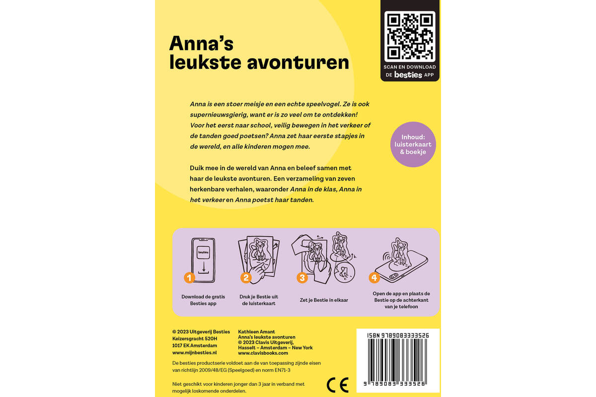 Besties luisterkaart - Anna’s leukste avonturen