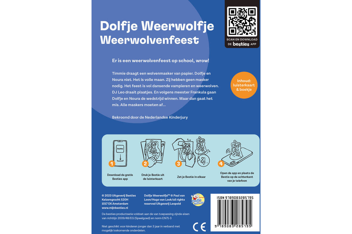 Besties luisterkaart - Dolfje Weerwolfje - Weerwolvenfeest