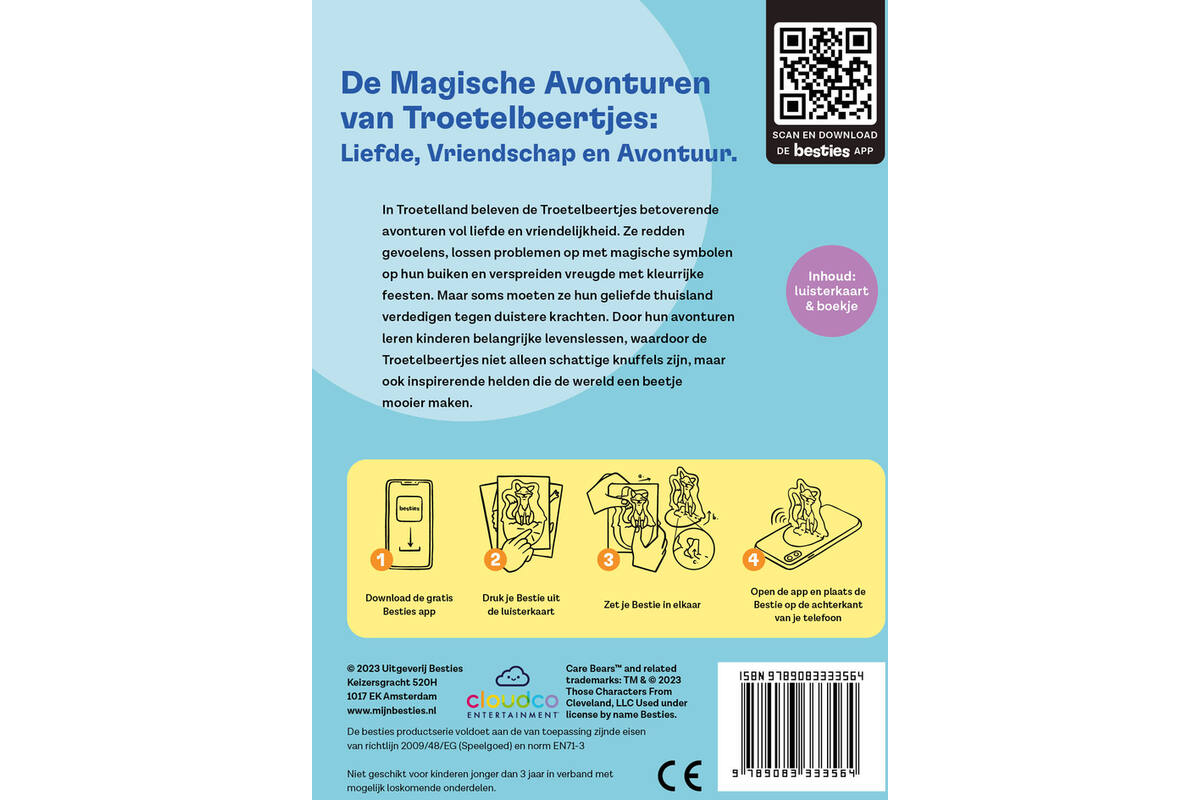 Besties luisterkaart - De magische avonturen van de Troetelbeertjes