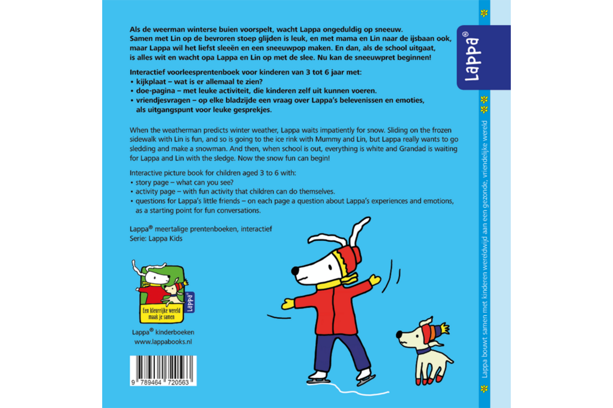 Lappa Kids - Het sneeuwt, Lappa! (Nederlands - Engels)