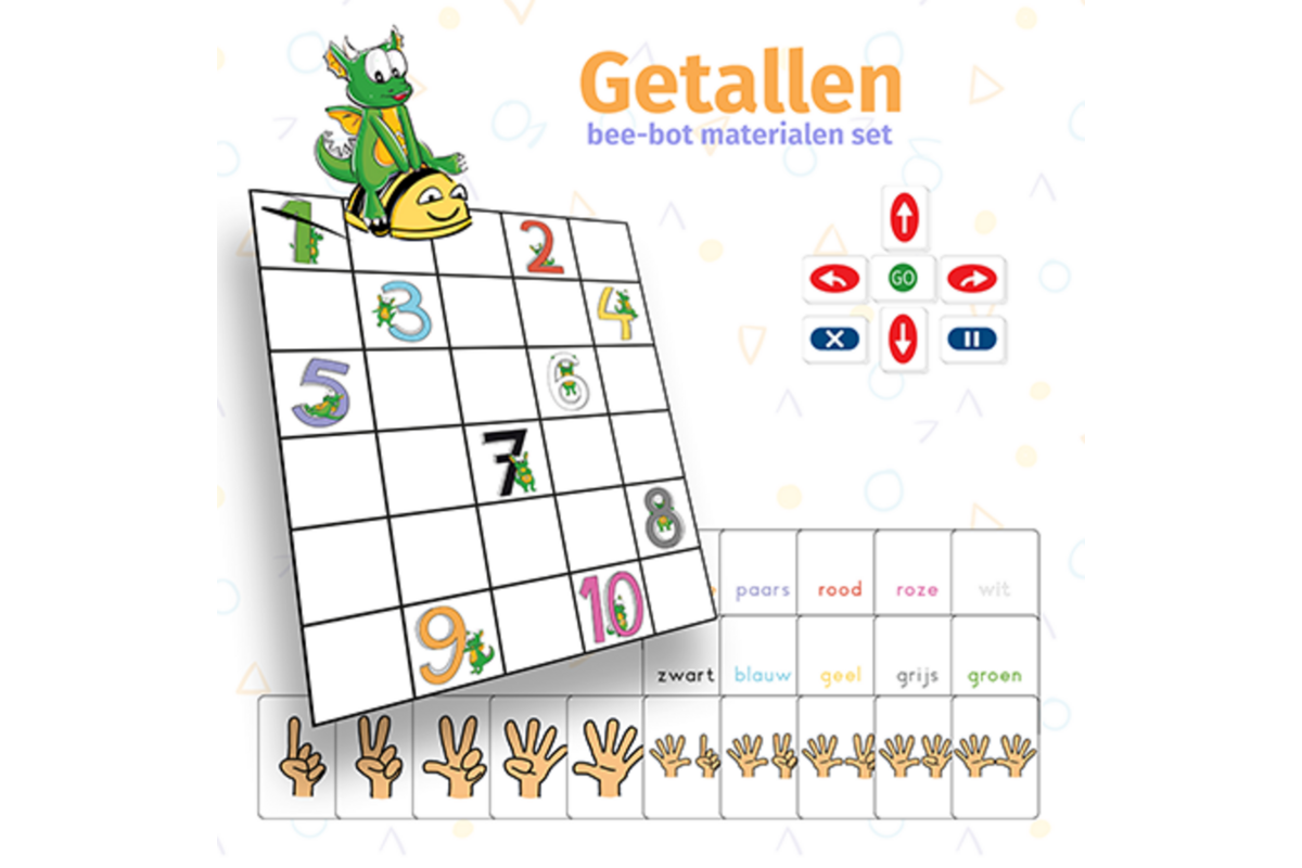 Delta.school (Delta de Draak) Bee-Bot materialenset getallen