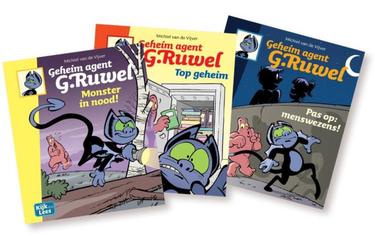Kijk en Lees - AVI leespakket GROEP 6 - Geheim agent G. Ruwel E5/M6/E6