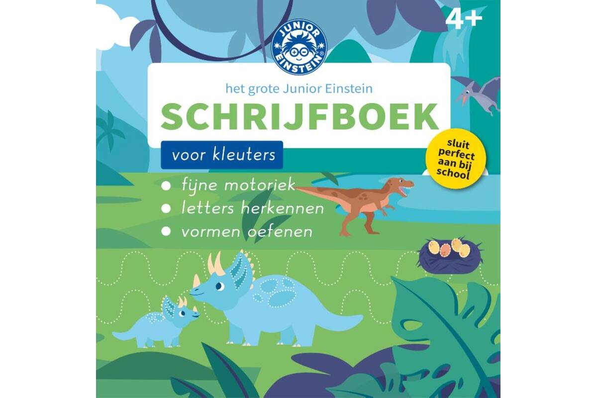 Het grote Junior Einstein Schrijfboek voor kleuters