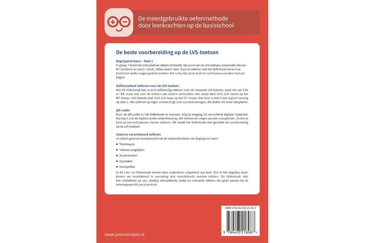 Begrijpend lezen voor de LVS-toetsen groep 7 deel 1