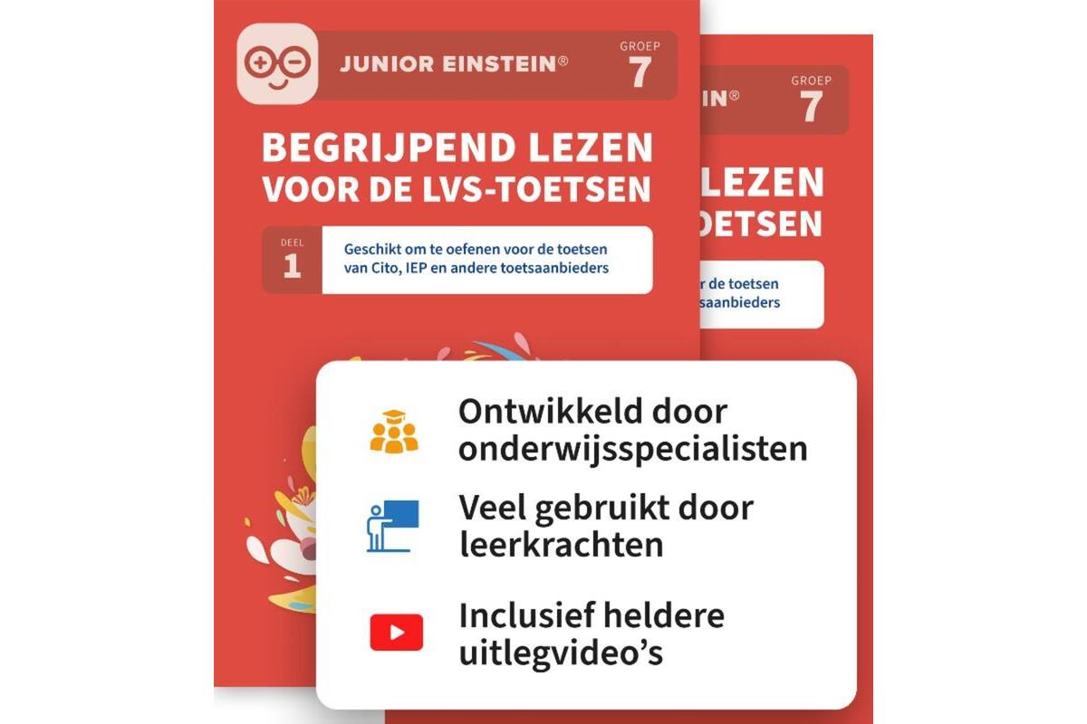 Begrijpend lezen voor de LVS-toetsen groep 7 deel 1 en 2