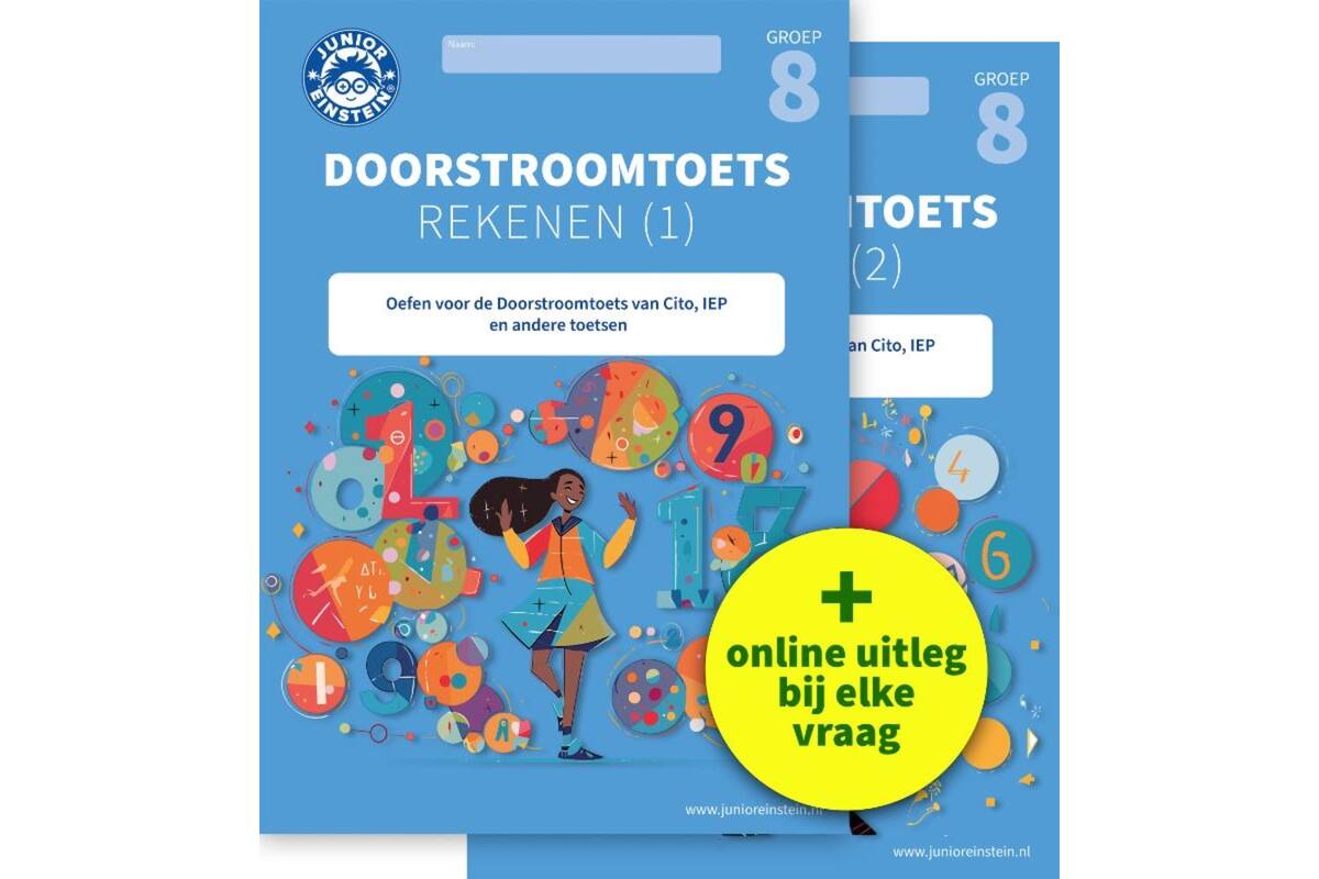 Doorstroomtoets Rekenen groep 8 deel 1 en 2