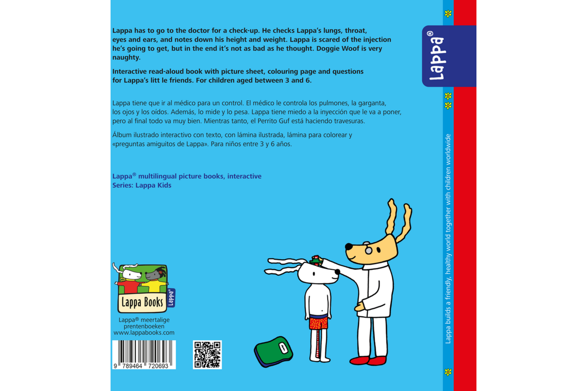 Lappa Kids - Lappa bij de dokter (Engels -Spaans)
