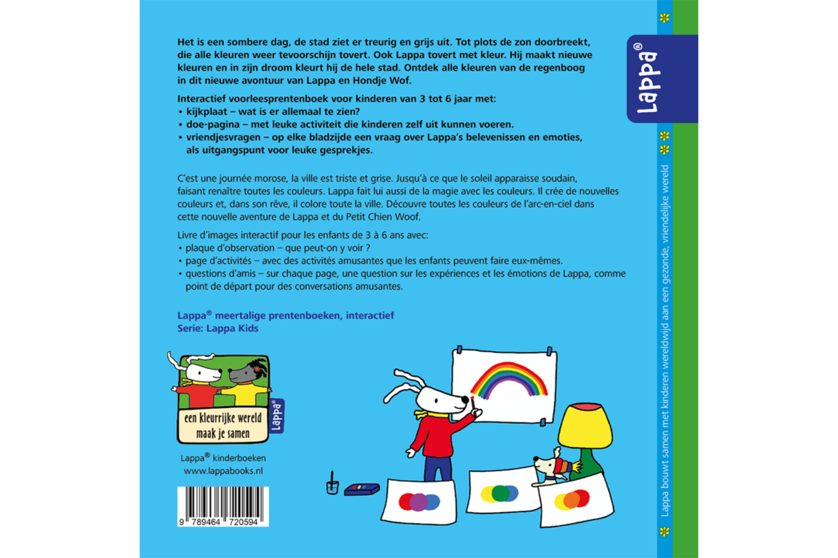 Lappa Kids - Lappa kleurt de stad (Nederlands - Frans)