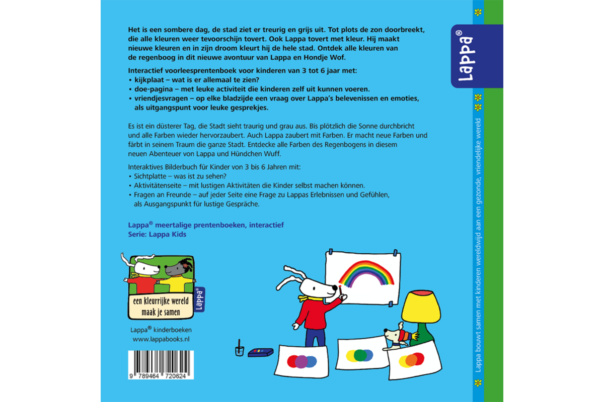 Lappa Kids - Lappa kleurt de stad (Nederlands - Duits)