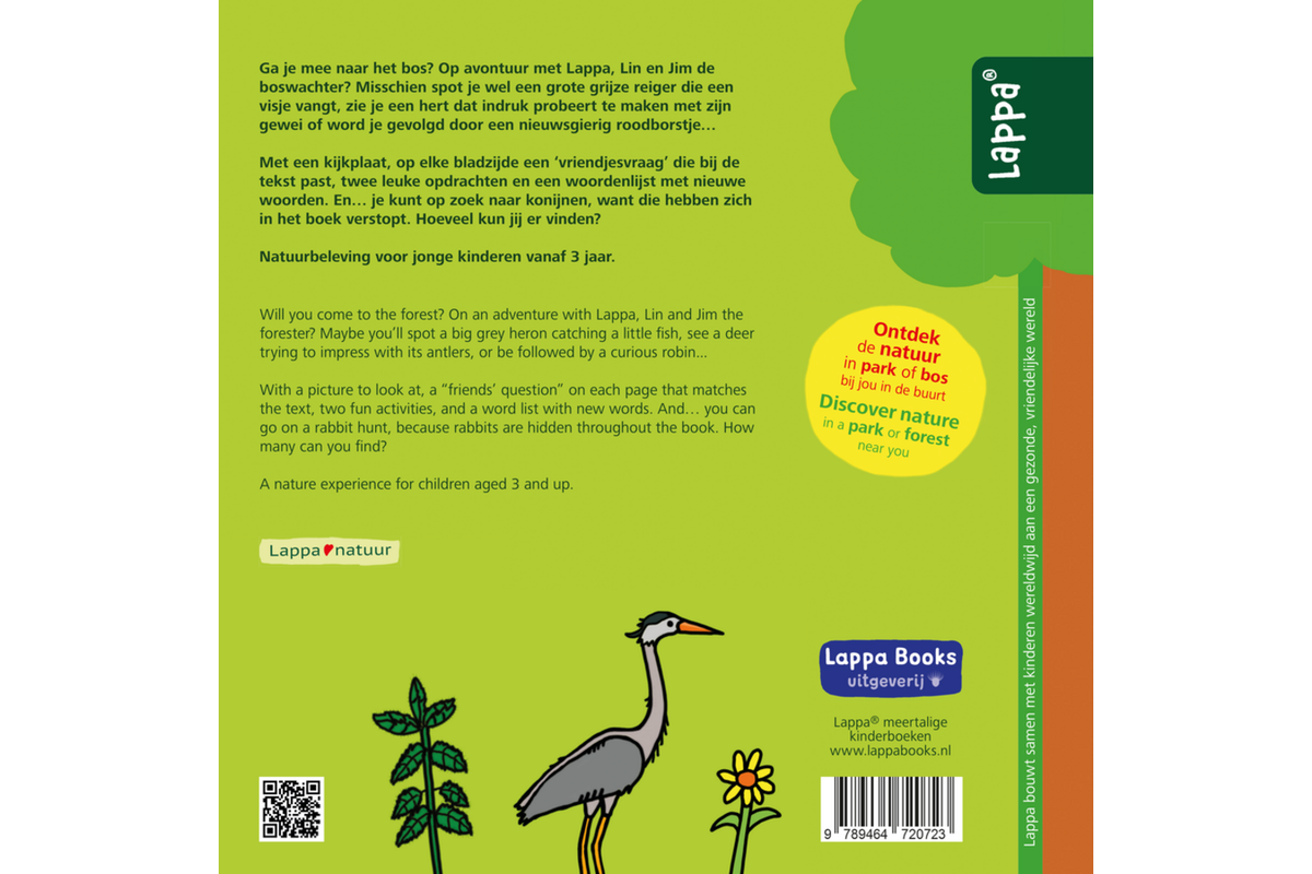 Lappa Loves Nature - Lappa in het bos (Nederlands - Engels)