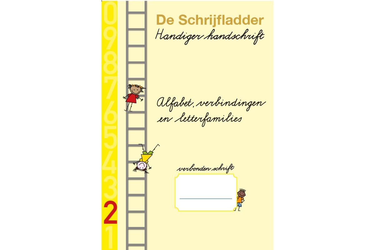 Handiger Handschrift groep 3 A4 Schrift 2 - Alfabet, verbindingen verbonden schrift